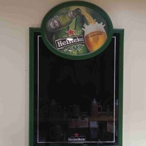 Heineken 2001 Menu...great For Mans Cave
